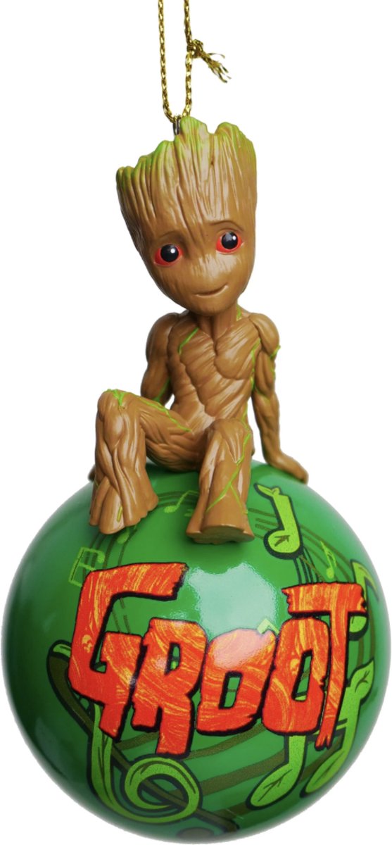 Ornament plastic 3d groot bauble