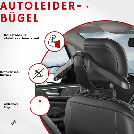 Walser Auto kleerhanger - kleerhanger voor in de auto - auto reis