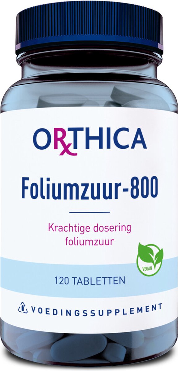 Goedkoopste Orthica Foliumzuur-800 - bij zwangerschapswens - 120 tabletten