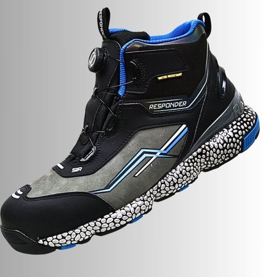 MANHATTAN Chaussures de travail Hautes S3 - Chaussures de sécurité - Cuir Nubuck - Imperméables - Embout Aluminium