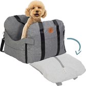 Fri Dog panier voiture (dépliable) - Siège auto Safe Dog (3 fois sécurisé) - Panier voiture Chien sur siège avant ou arrière - Siège chien