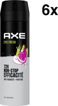 Bol.com 6x Axe 200ml deodorant anti-transpirant epic fresh aanbieding