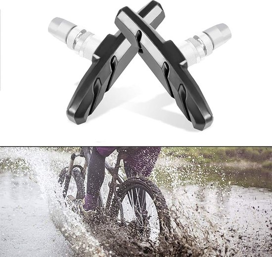 Universele Remblokjes - V-brake Remschoen - 69 mm - Rubber - Set 2 Stuks - Fietsen Rubberen Remblok - Remschoenen - Remschoentjes - Remblokkenset - Verstelbaar van Universele — afbeelding 4