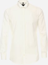 Chemise smoking coupe moderne VENTI - popeline - beige - Infroissable - Taille du col : 36