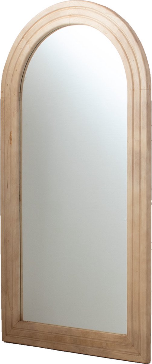 Giga Meubel Spiegel Esther - Naturel Mangohout - 94x4x178cm