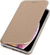 Slim Folio Book Case Telefoonhoesje - Folio Flip Hoesje - Geschikt voor Samsung Galaxy S8 Plus - Goud