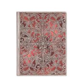 Silver Filigree Collection- Garnet (Silver Filigree Collection) Ultra Lined Softcover Flexi Journal