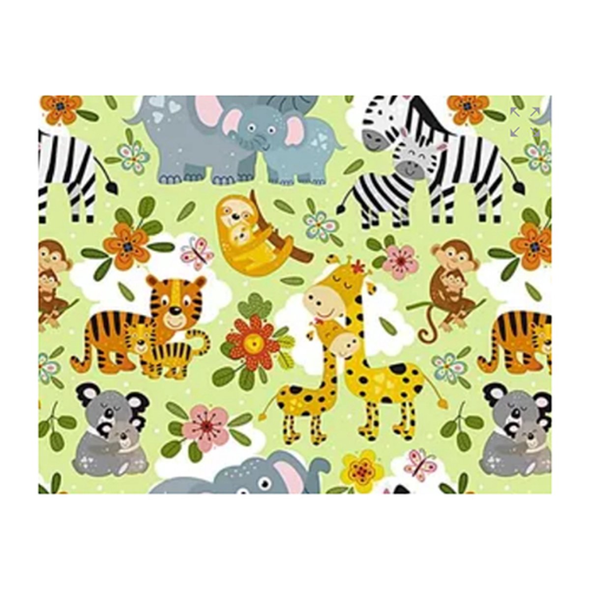 Kangaro toonbankrol - kids animal - 50 cm x 200 meter - 80 gram - K-602206-50