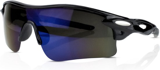Fietsbril - voor Wielren, Mountainbike, Racefiets - Sportbril - Dames / Heren - Zwart