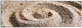 Tuinposter – Strand - Zand - Korrels - 90x30 cm Foto op Tuinposter (wanddecoratie voor buiten en binnen)