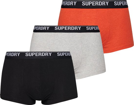 Superdry Hommes Boxer Trunk Triple Pack - Taille M