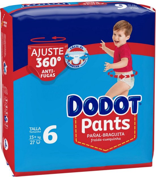 27 Couches Culottes Taille 6 Dodot (+15 Kg)
