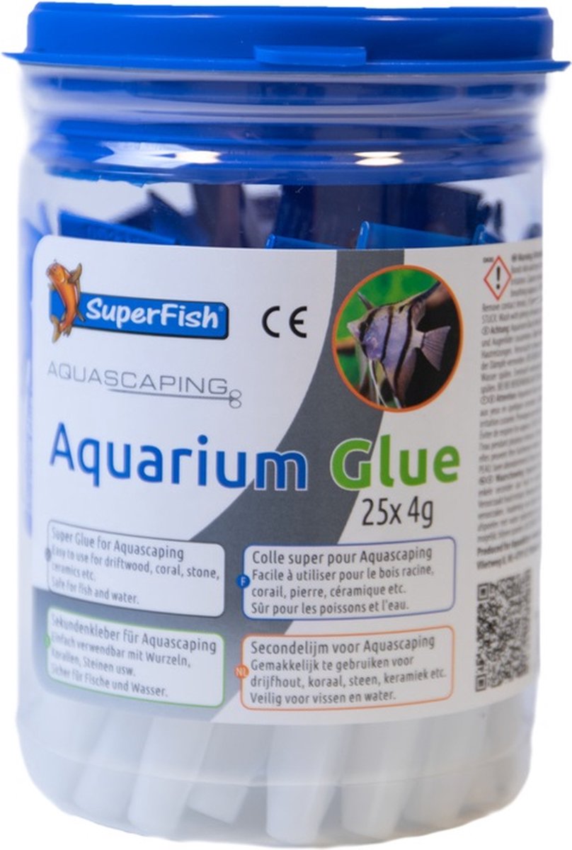 Superfish - Colle pour aquarium - Colle sous-marine - Aquarium -  Aquascaping - 25
