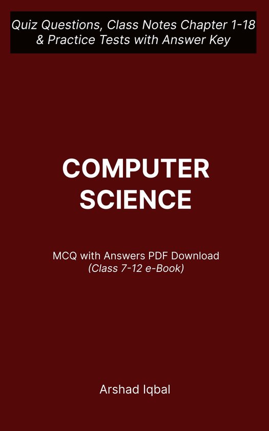 Computer Science Study Guides - Computer Science MCQ PDF Book Class 7 ...