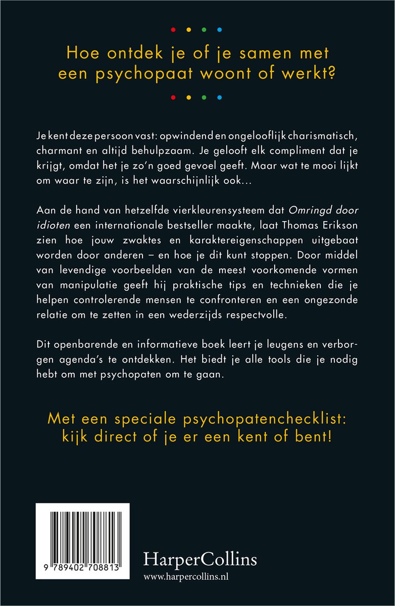Omringd door psychopaten van Thomas Erikson — cadeau in Boeken - foto 2