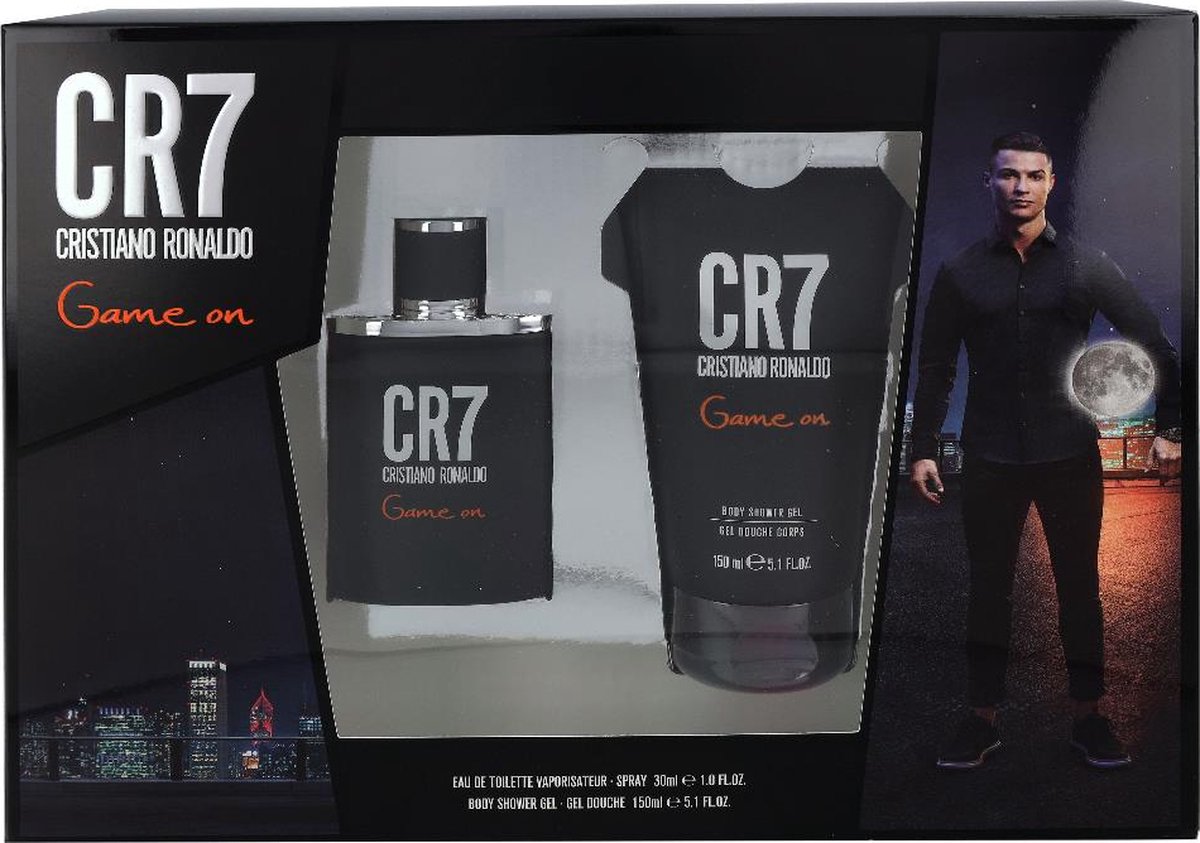 Goedkoopste Cristiano Ronaldo Cr7 Game On 2 Piece Eau De Toilette 30ml shower Gel 100ml