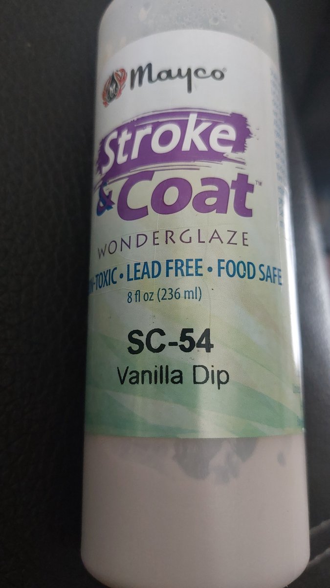 Stroke & coat glazuur voor klei SC-54 Vanilla dip