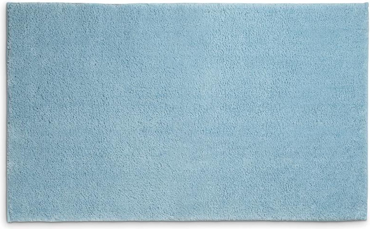 Badmat, 120 x 70 cm, Polyester, IJs Blauw - Kela | Maja