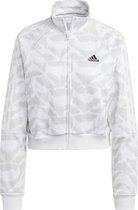 adidas Sportswear Tiro Suit Up Lifestyle Sportjack - Dames - Wit- XL