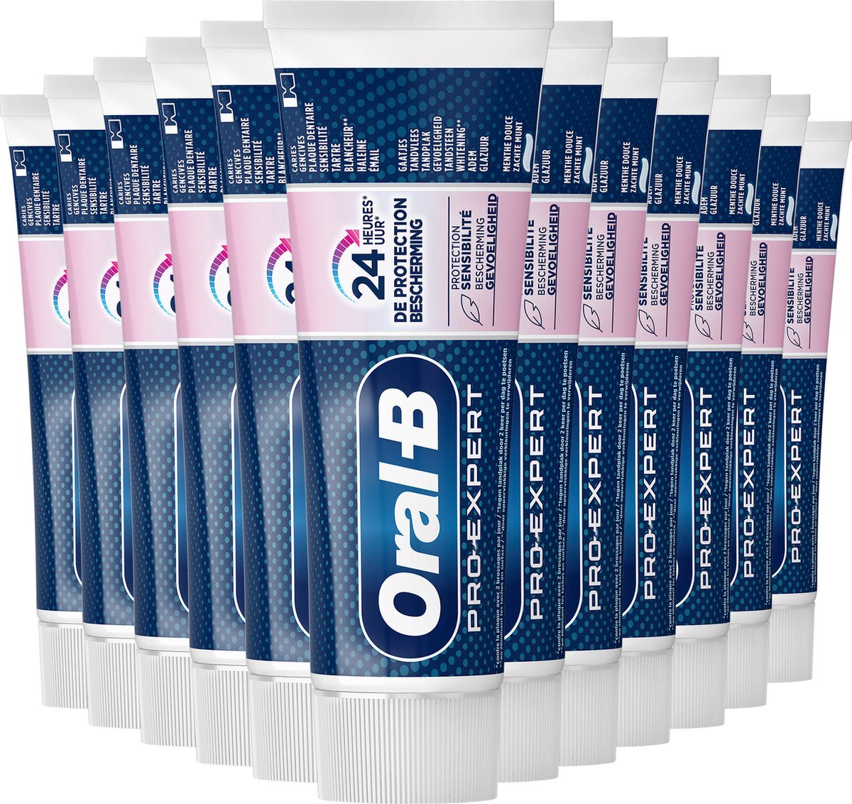 Bol.com Oral B - Tandpasta - Pro-Expert - 24u Bescherming - Zachte Munt - 75ml x 12 aanbieding