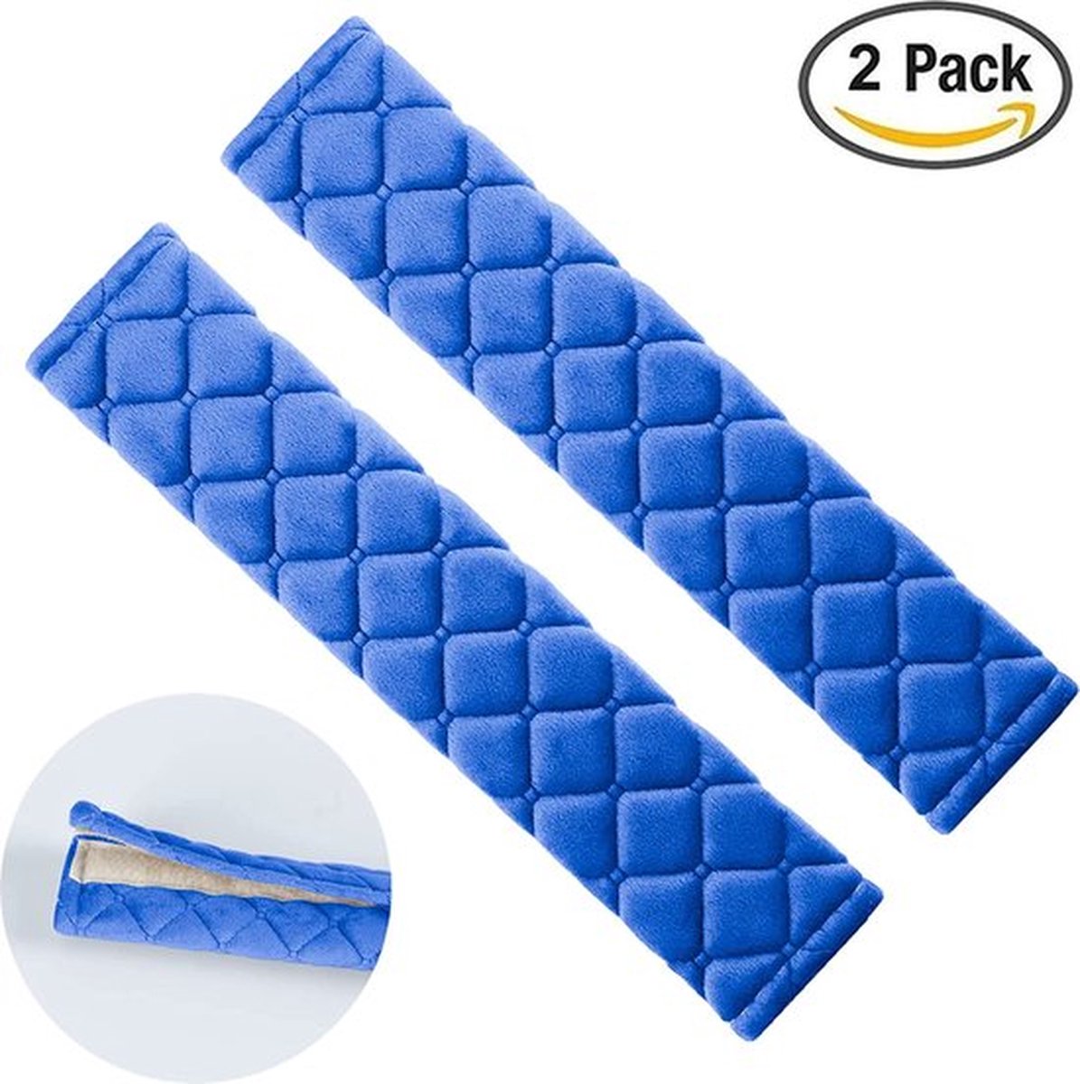 Luxe Gordelhoes Auto - Comfortabele Gordelbeschermer - Gordelkussen voor Kinderen - Blauw