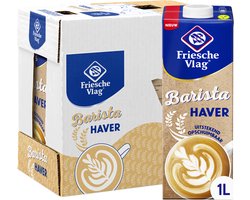 Friesche Vlag Barista Haver Opschuimmelk Plantaardig - 6 x 1 L - Voordeelverpakking