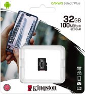 Carte mémoire Kingston 32 Go MicroSDHC (Classe 10) - paquet individuel sans adaptateur