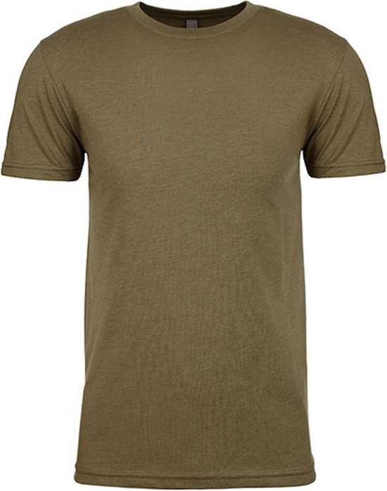 Men´s CVC T-Shirt met ronde hals Military Green - S