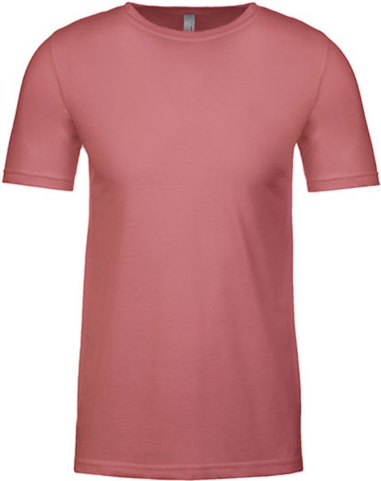 Foto: Herenshirt poly cotton tee met ronde hals smoked paprika l