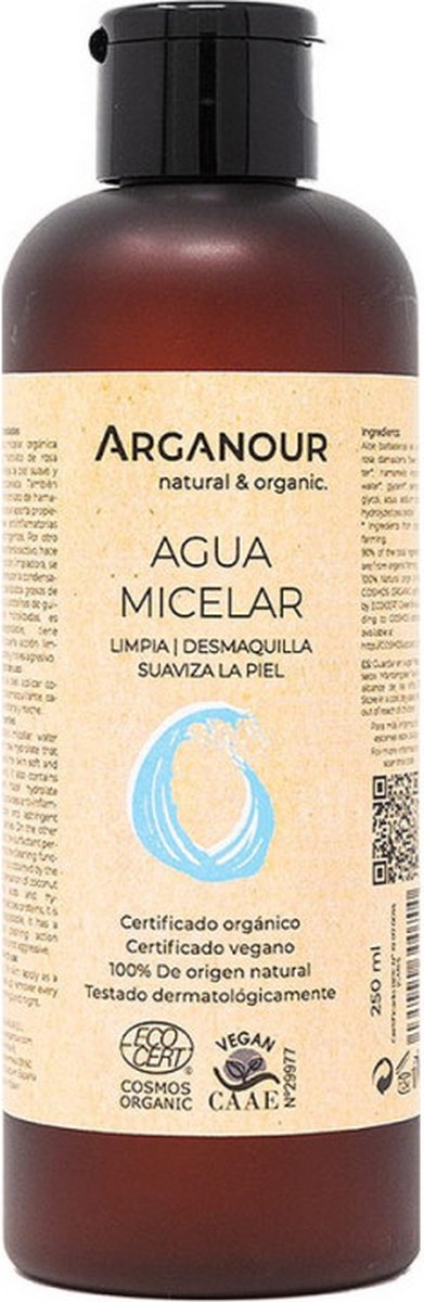 Make-Up Verwijder Micellair Water Arganour (250 ml)