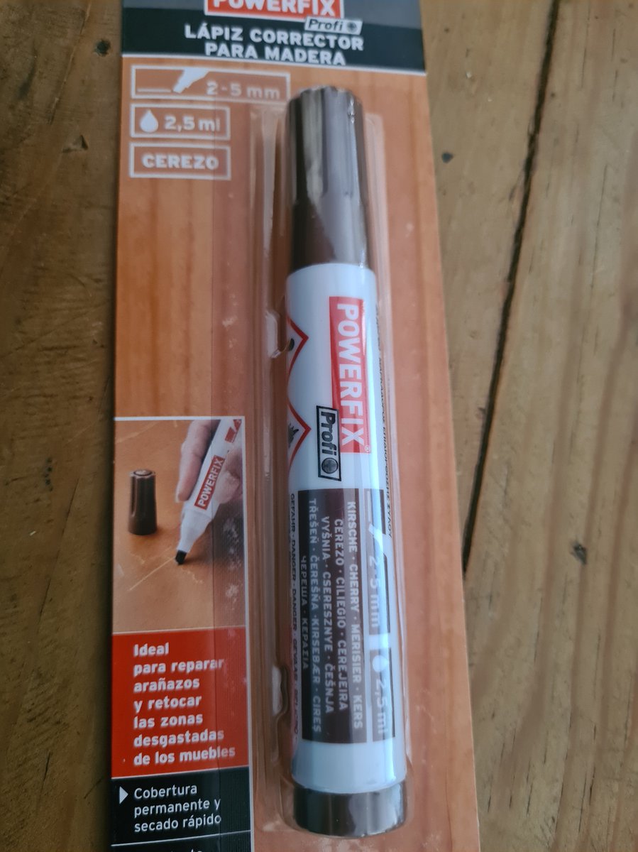 Powerfix Hout correctie stift Kleur Kers | bol.