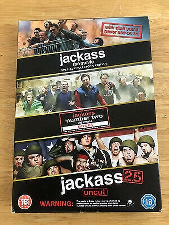 5014437977632 - Jackass: The Movie/Jackass: Number 2/Jackass 2.5 [DVD]
