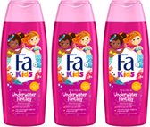 FA Kids Mermaid Douchegel & Shampoo - Voordeelverpakking 3 x 250 ml