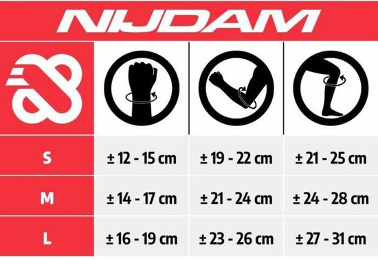 Nijdam Skate Beschermset Kinderen - White Out - Wit/Fuchsia - L