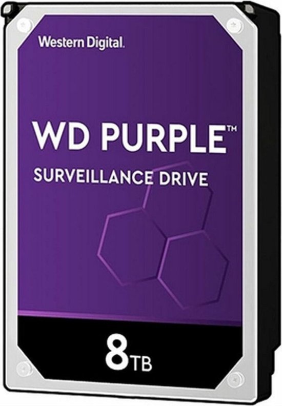Western Digital WD Purple interne harde schijf 8 TB 5640 RPM 128 MB 3.5" SATA III van Western Digital — afbeelding 3