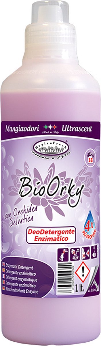 HygienFresh BioOrky Orchidea Selvatica wasmiddel (1 liter)