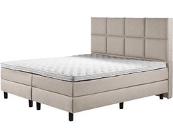 Boxspring Luxe 140x200 8 vlaks beige