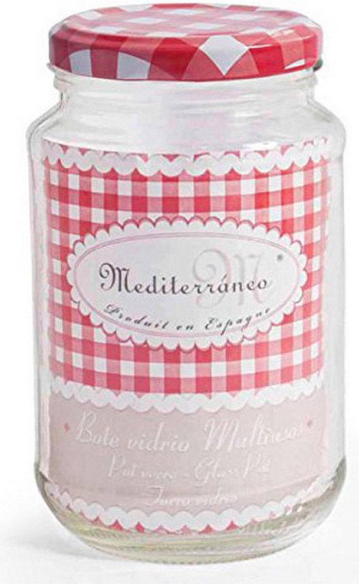 Glazen pot Mediterraneo Multifunctioneel 375 cc (ø 7 x 12 cm)