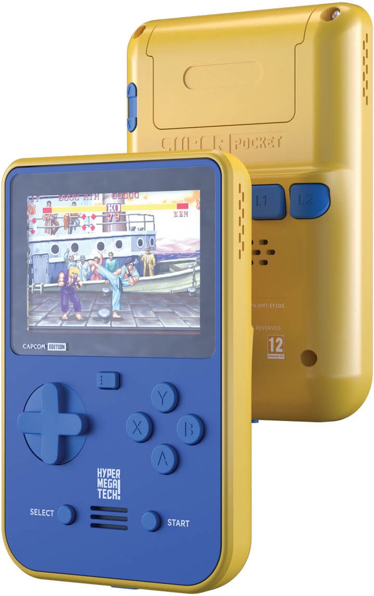 Evercade CAPCOM SUPER POCKET 12ゲーム内蔵 HyperMegaTech! Capcom Super Pocket - Handheld - 12 games