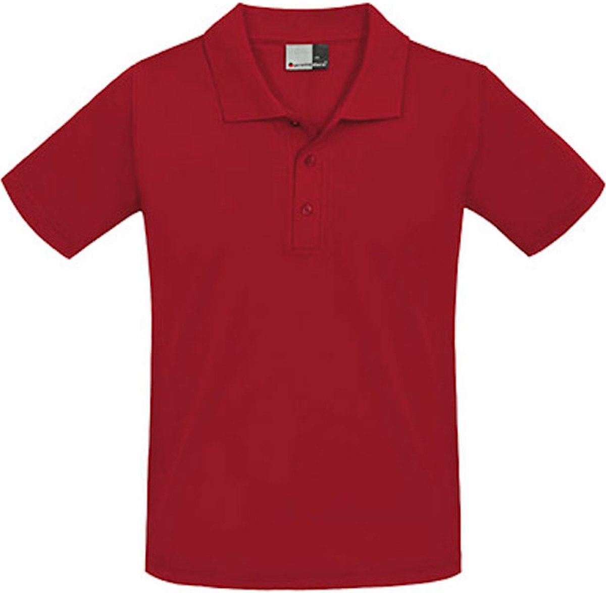 Herenpolo 'Superior' met korte mouwen Fire Red - XS