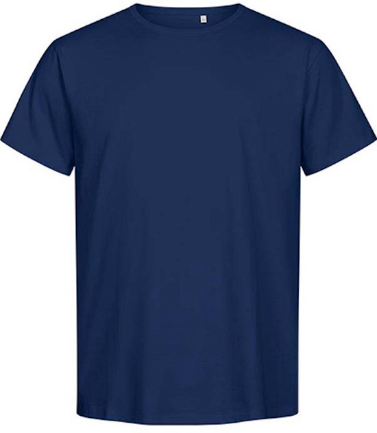 Herenshirt 'Premium-T Organic' met ronde hals Navy - 6XL