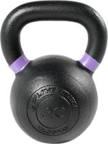 OLIVE Cast Iron 20kg Kettlebell Zwart