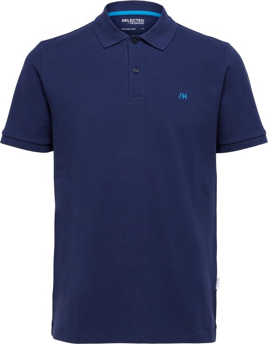 SELECTED HOMME SLHDANTE SS POLO W NOOS Polo Homme - Taille L