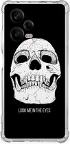 Beschermhoes Xiaomi Redmi Note 12 Pro Telefoon Hoesje met doorzichtige rand Skull Eyes