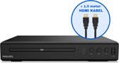 Philips TAEP200 - DVD-speler met CD-ondersteuning - Inclusief HDMI Kabel - Zwart