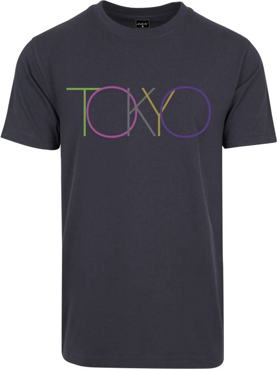 Mister Tee Tokyo Heren T-shirt XXL Blauw