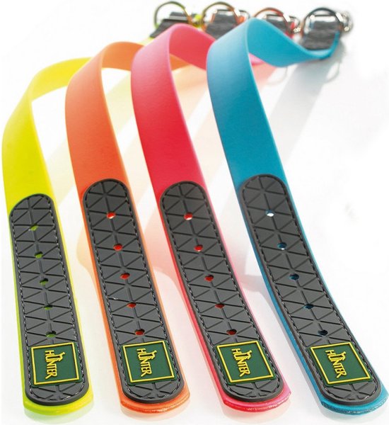Hunter Hondenhalsband convenience neon geel 50 cm