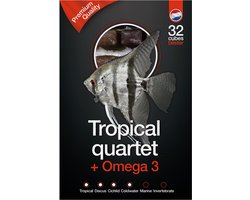 DS Tropisch kwartet met omega 3 diepvries visvoer | 100 gram | 4-in-1 mix Diepvries
