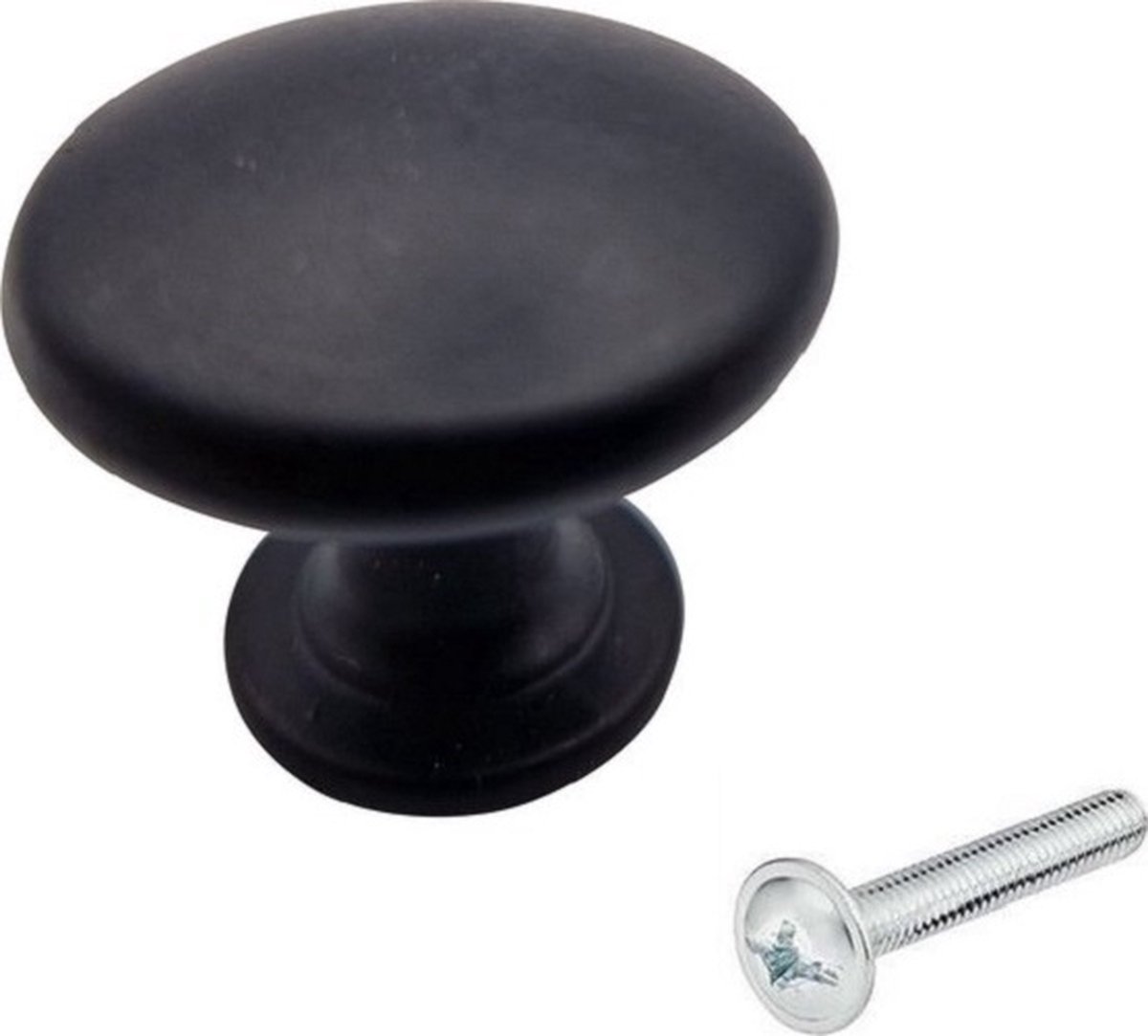 Bouton D'armoire Top Knobs Normandie Square Twist – Patine Noire – M740