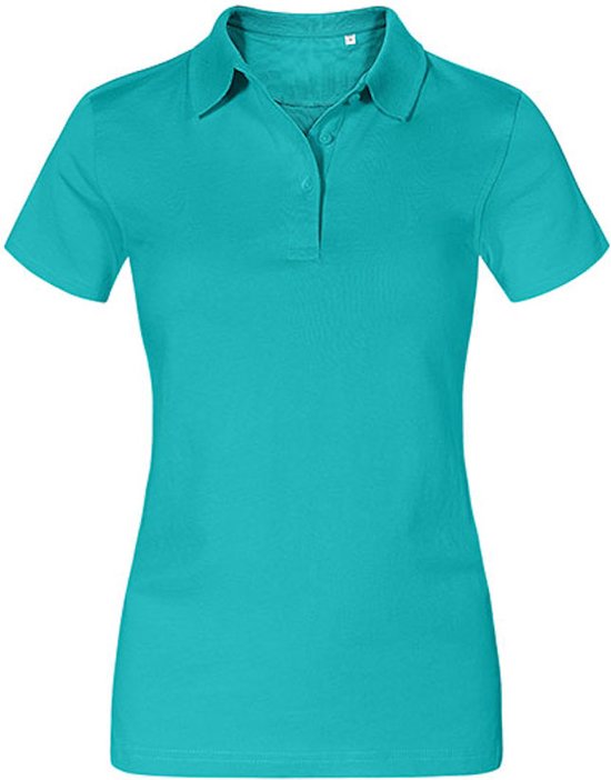 Polo femme 'Jersey' manches courtes Jade - L